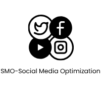 SMO Social Media Optimization icon featuring major platforms at DigiTales Academy